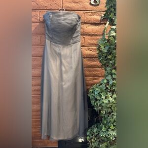 JIM‎ HJELM Occasions Elegant Gray Strapless Evening Dress size 10